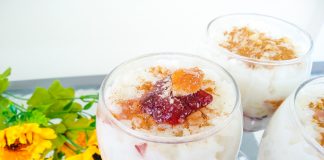 Ρυζόγαλο με Τσουρέκι και Μαρμελάδα Σταφίδα Ρυζόγαλο με Τσουρέκι και Μαρμελάδα Σταφίδα