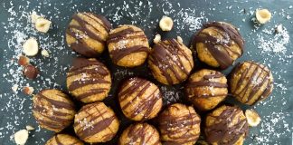 Τρούφα Καρύδας με Καραμέλα